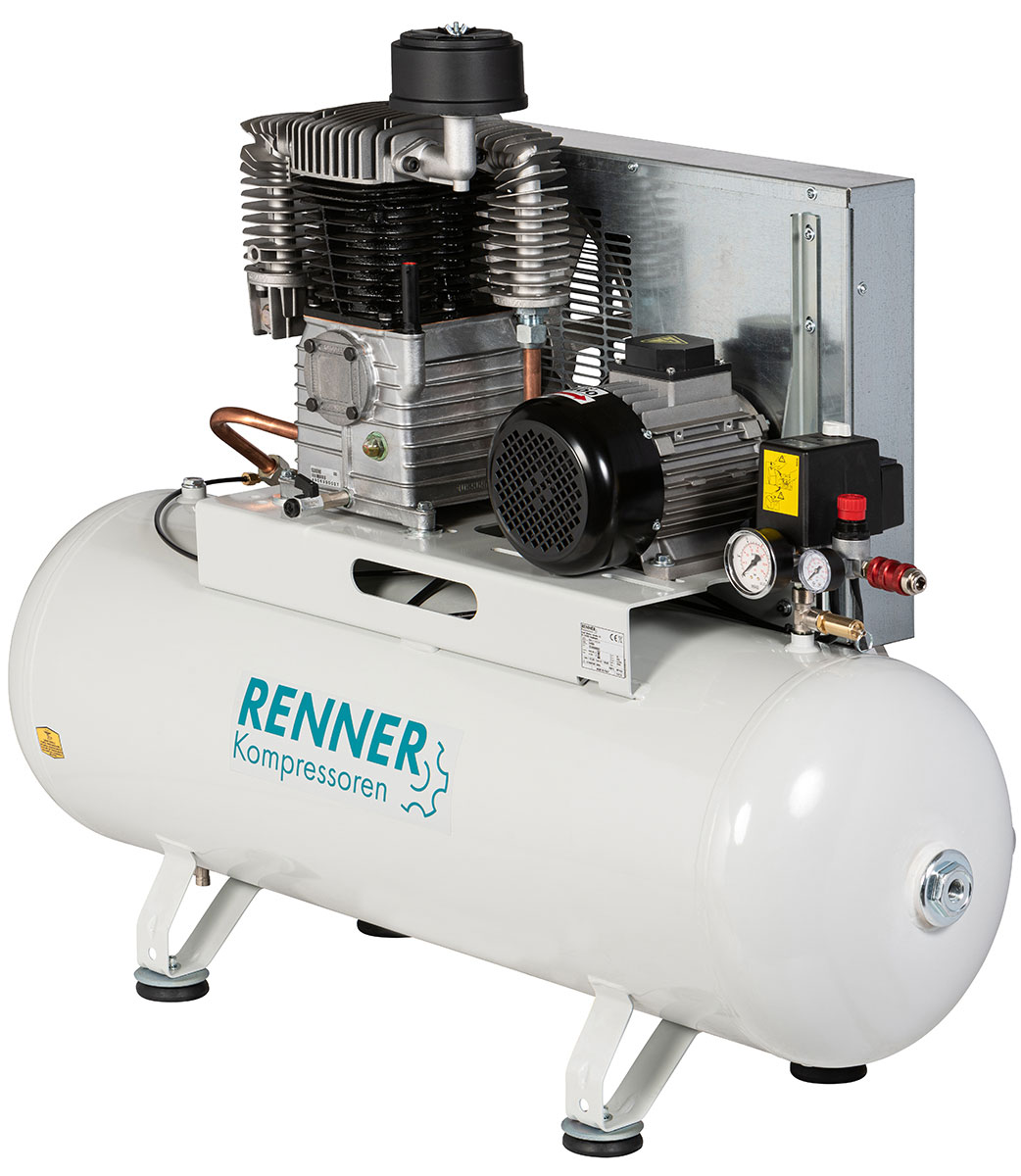 RENNER REKO H 510/150 - 710/150 stationärer Industrie-Kolbenkompressor 3,0 - 4,0 kW, 14 bar, 150 Liter