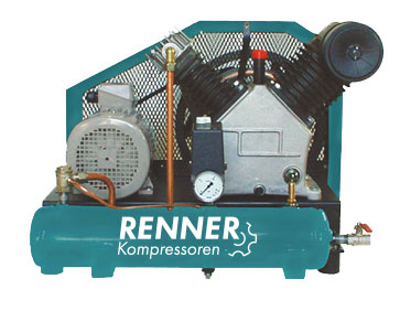 RENNER RBK 2000 Beistellkompressor 11,0 kW für Handwerk und Industrie, 10 bar, Ansaugleistung 1950 l/min