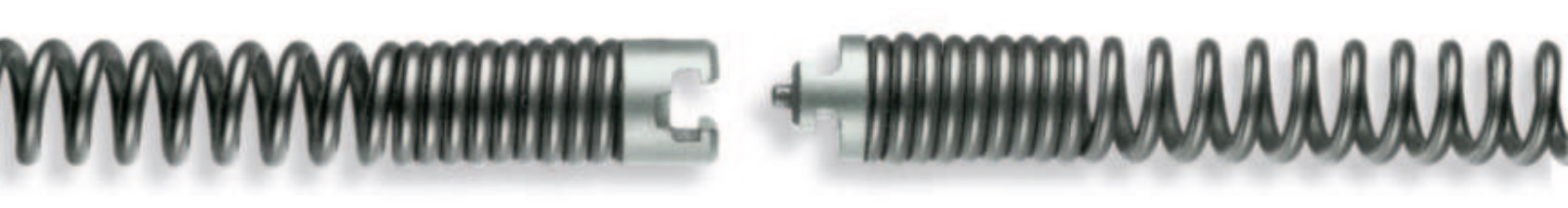 Spirale 16 - 32 mm, bis 4,5 m, mit Nut-Stift-Kupplung