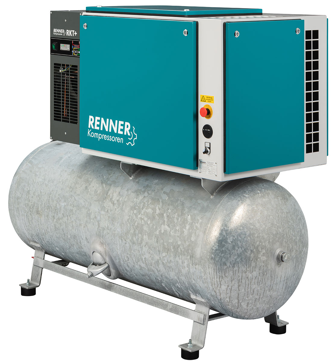 Renner RIKO 700/500 S - 900/500 S Industrie-Kolbenkompressor schallgedämmt, 4,0-5,5 kW, 10-15 bar, 500 Liter verzinkt